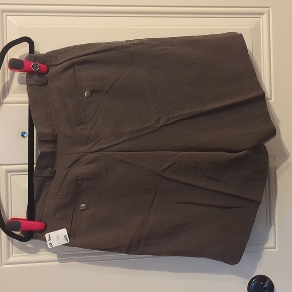 Nwt Tori Richards tencel shorts sustainable mocha men's size 32 - Picture 3 of 14